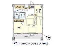 ウィズウィース渋谷神南・N 1SLDKの間取図画像
