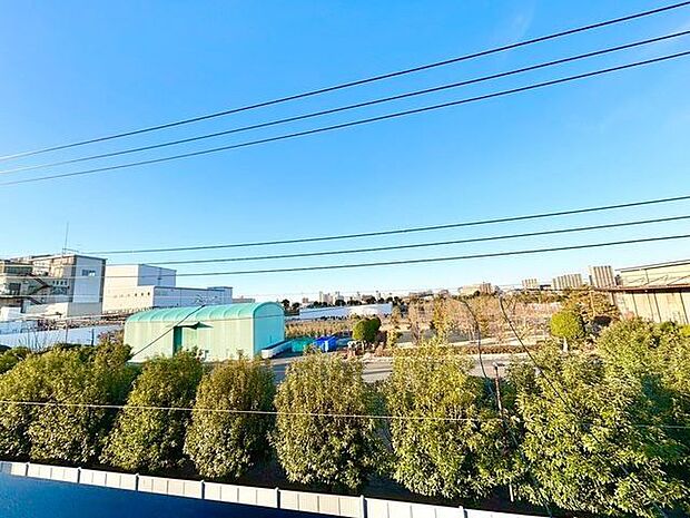 開放感のある眺望。開けた視界がどこまでも広がります。