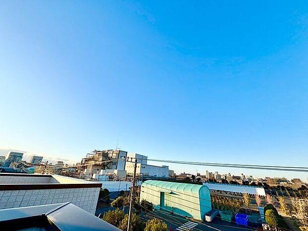 開放感のある眺望。開けた視界がどこまでも広がります。