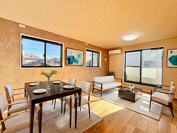 家に帰りたくなるような寛げる空間（配置してある家具や小物はCGよるイメージです）