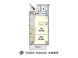 テラッサ・エスト 1LDKの間取図画像