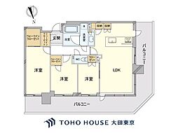 シティタワーズ東京ベイウエストタワー 3LDKの間取図画像