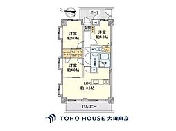ライオンズガーデン上北沢 3LDKの間取図画像