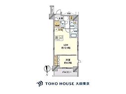 日神パレステージ大島 1LDKの間取図画像