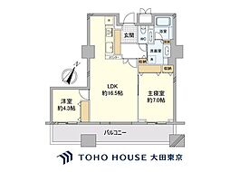 オリゾンマーレ 2LDKの間取図画像