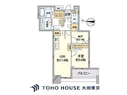 ザ湾岸タワーレックスガーデン 1LDKの間取図画像