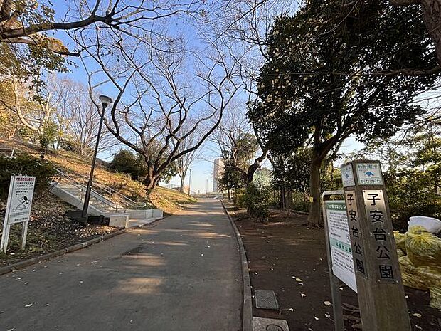 子安台公園 450m