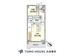 白金台グロリアハイツ 1LDKの間取図画像