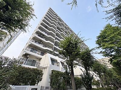 外観：静かに時を刻むヴィンテージマンション。陽当りや風通しにも期待できそうです。