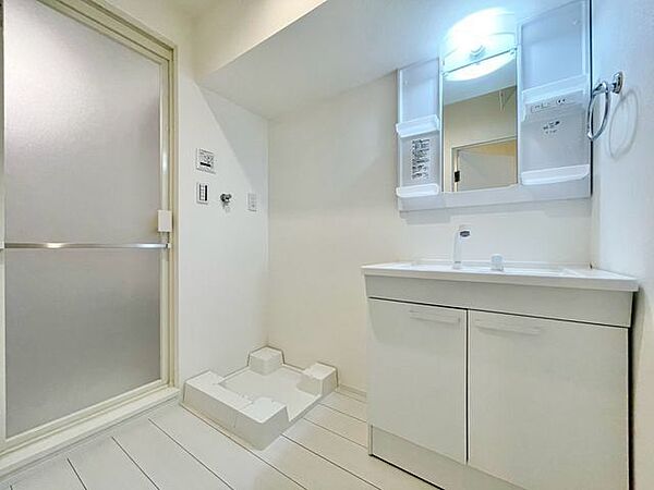 一日の始まりと終わりを心地よく演出してくれる、多彩な機能が備えられたパウダールーム。