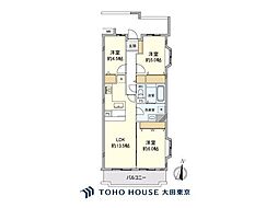 フェリストたまプラーザ壱番館 3LDKの間取図画像