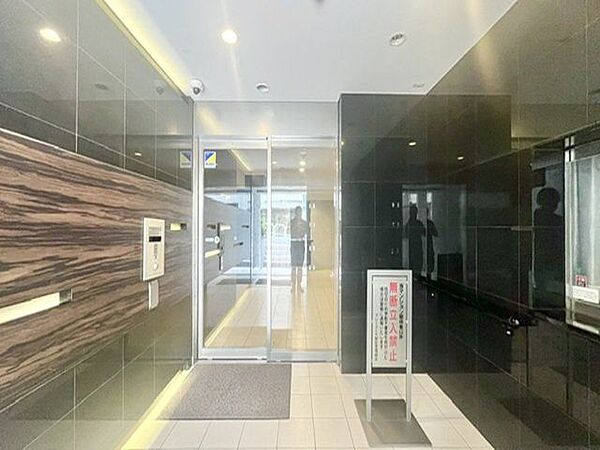 スタイリッシュで質感があり、機能的でもあるエントランス。邸宅へ導くアプローチが気分を高めてくれます。
