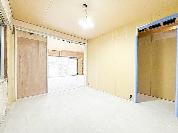 室内リノベーション中。