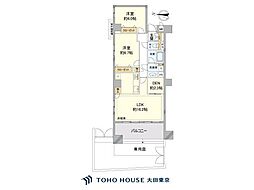 ジュエリアス横浜新子安 2LDKの間取図画像