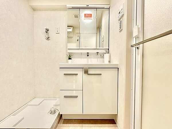 1日の始まりと終わりを心地よく演出してくれる、パウダールーム。心地よいリフレッシュ空間です。