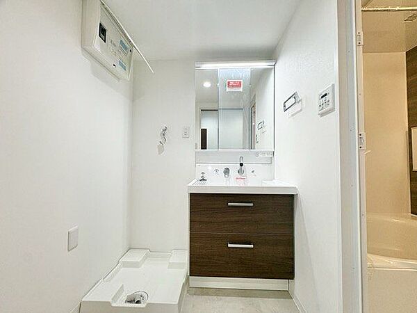 一日の始まりと終わりを心地よく演出してくれる、多彩な機能が備えられたパウダールーム。