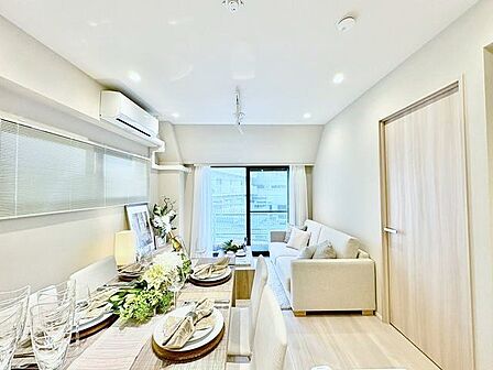 たっぷりの採光・通風が部屋全体に広がり、明るく爽やかな空間に。