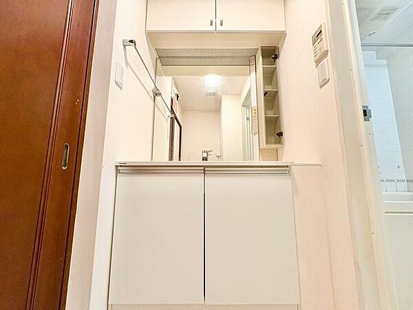 一日の始まりと終わりを心地よく演出してくれる、多彩な機能が備えられたパウダールーム。