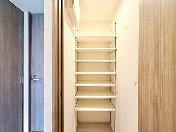 清潔感のある空間を保てるようシューズクローゼットを設けてますので、玄関を綺麗な空間に纏めます。