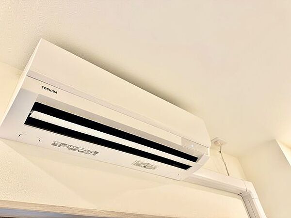 エアコン設置済！入居時から快適にお過ごしいただけます。