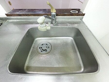 調理器具や食器類もゆったり洗えるシンクです。