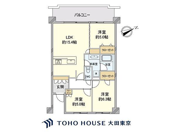 間取りを拡大表示