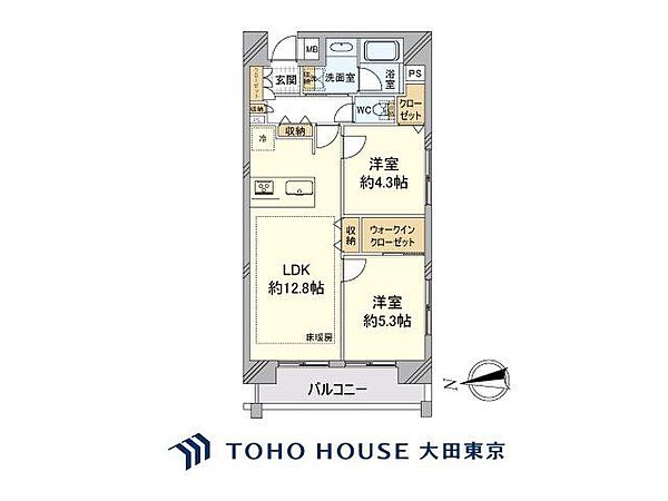 間取りを拡大表示