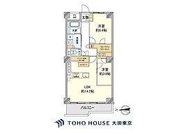 コーシン菊名マンション 2LDKの間取図画像