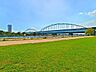 周辺：多摩川大橋緑地 650m