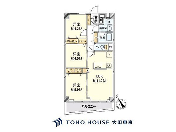 間取りを拡大表示