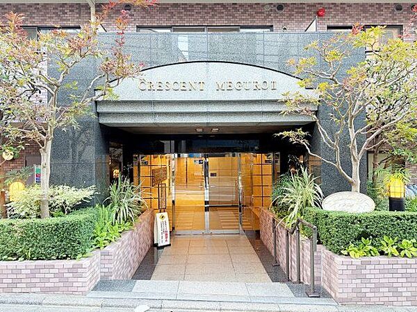エントランスの脇に緑を植栽してあります。緑は心理学的に人の心をリラックスさせる効果があります。