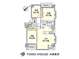 日吉ロイヤルマンション 3LDKの間取図画像