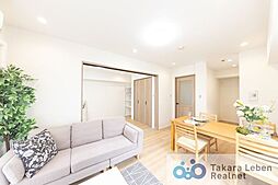 セザール赤塚ガーデン 201 3LDKのリビング/ダイニング