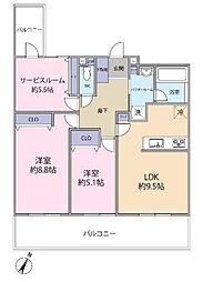 間取図画像 2SLDK