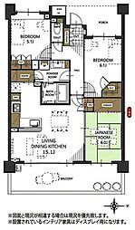 間取図画像 3LDK