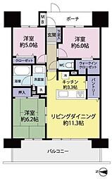 間取図画像 3LDK