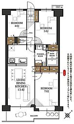 間取図画像 3LDK