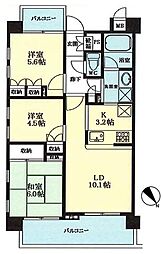 マイキャッスル大泉中央公園2 3LDKの間取図画像