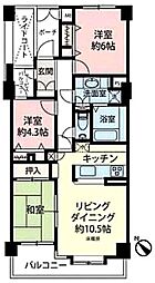 志木北野 3LDKの間取図画像
