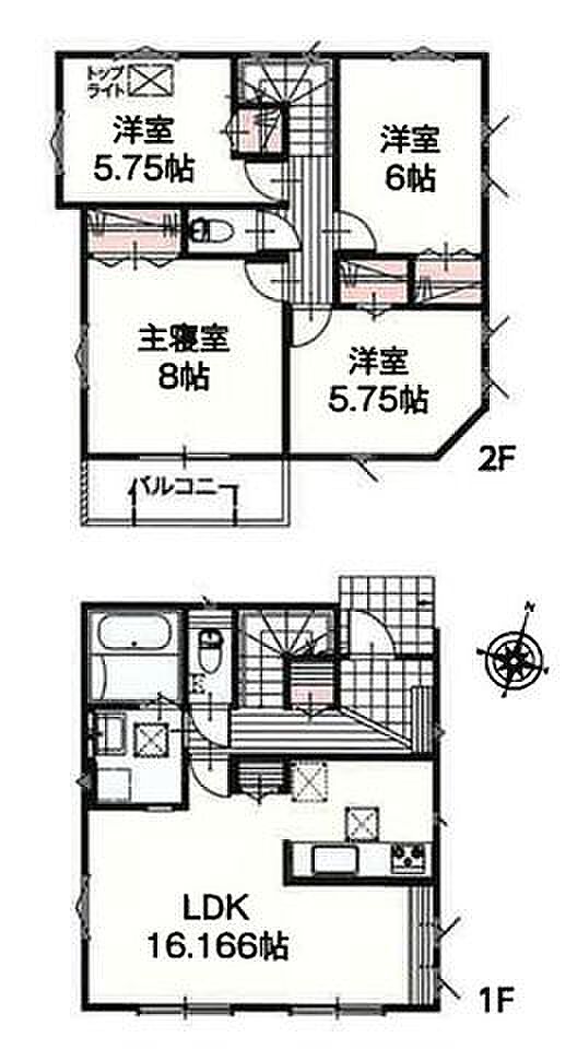 南側に面した窓から温かな陽光が差し込む、日当り良い明るい室内。収納豊富なゆったりくつろげる4LDK住戸。