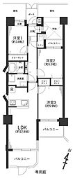ザ・ステイツ志木アーバンヒルズ 3LDKの間取図画像