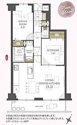 モナークプラザ西浦和秋ヶ瀬公園 1SLDKの間取図画像