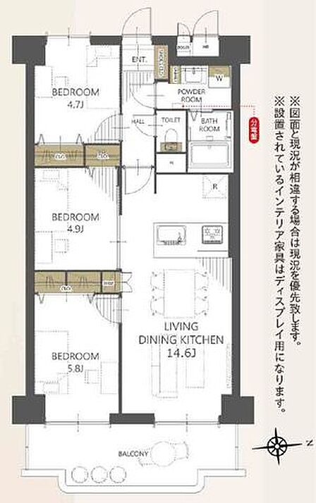 6階部分・東向きにつき陽当たり・眺望良好◎新規リフォームの綺麗なお部屋で新生活をスタートできます。