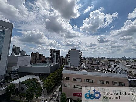 住戸からの眺望。風通しが良く、お洗濯物も早く乾きそうです。毎日のお洗濯が楽しみになりそうです。