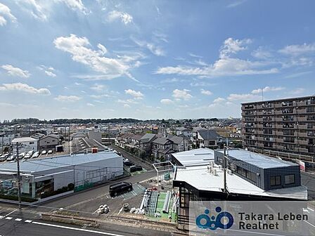 住戸からの眺望。風通しが良く、お洗濯物も早く乾きそうです。毎日のお洗濯が楽しみになりそうです。