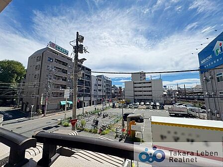 住戸からの眺望。風通しが良く、お洗濯物も早く乾きそうです。毎日のお洗濯が楽しみになりそうです。