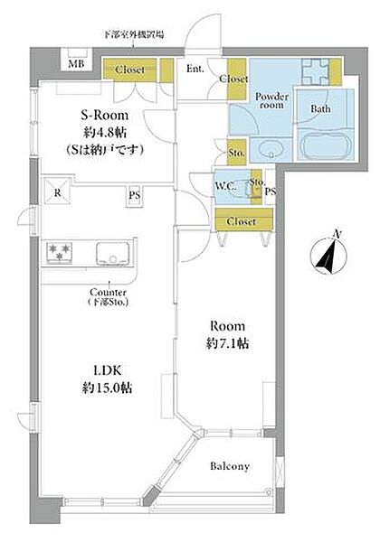 角部屋につき陽当たり・通風良好◎開放感のある対面式カウンターキッチン。全洋室収納あり。
