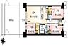 間取り：1階住戸ならではの専用庭付き。階下への物音を気にせず快適に過ごせます。