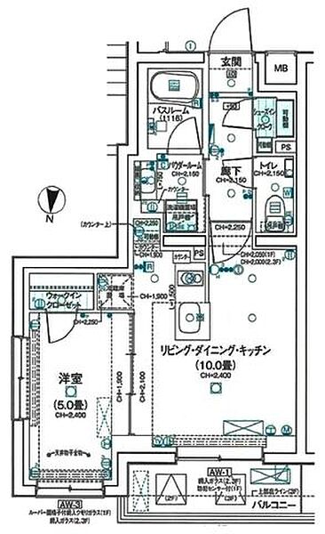 階下への音を気にせず過ごせる1階住戸。十分な収納を設けた1LDK。室内大変キレイにお使いです。