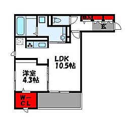 メルベーユ阿恵 A棟 1階